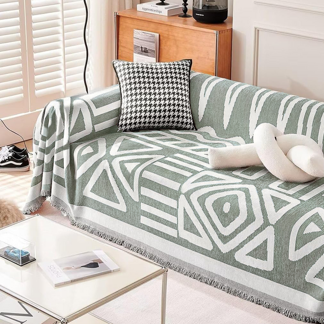 Geometric Bohemian Style Sofa Cover - Modern, Stylish & Durable Sofa Protection