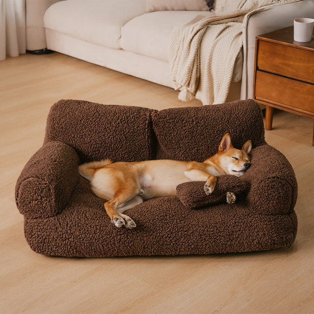 Ultra-Soft Bolster Dog Bed for All-Day Comfort and Support