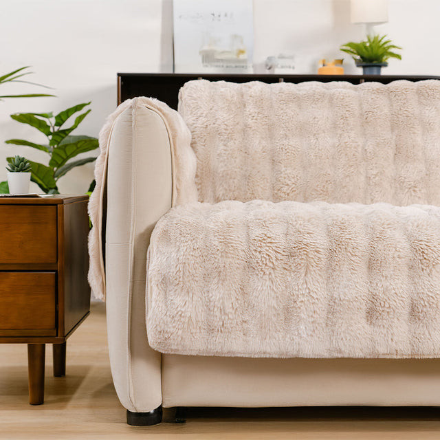 Waterproof Fluffy Soft Furniture Protector Couch Cover-EverDry