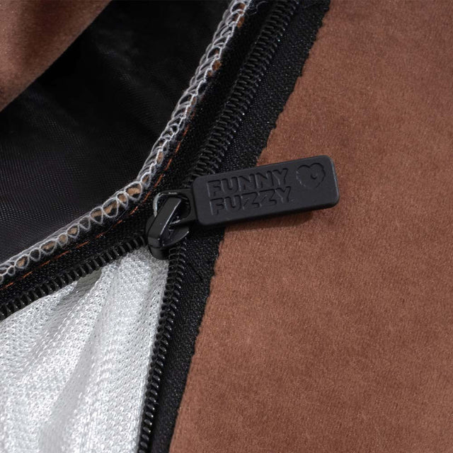 Bliss Bolster Orthopedic Dog Bed Velvet Foam Supportive Design