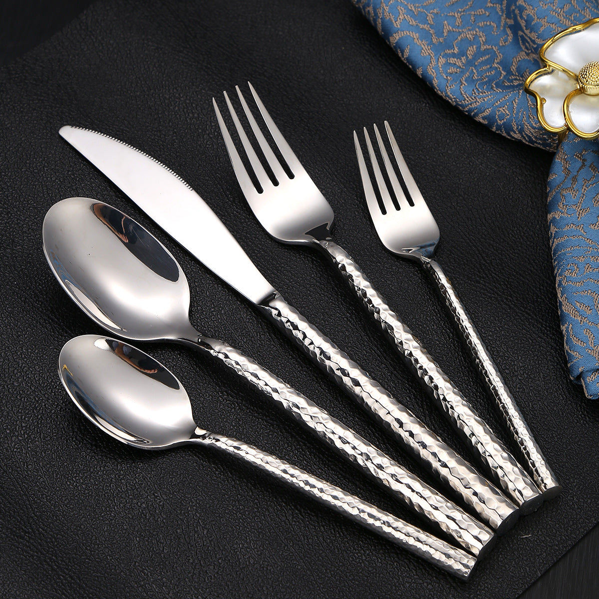  Elle Silver Luxury Cutlery Set-1