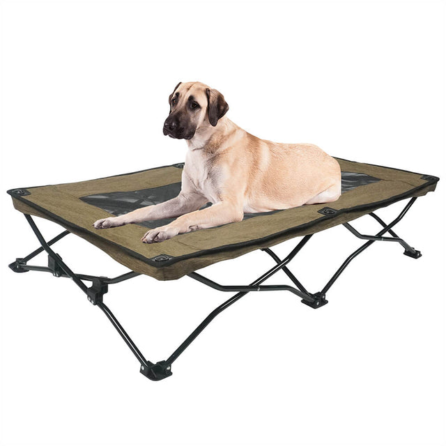Breathable Moisture Resistant Foldable Elevated Camping Cot Big Dog Bed