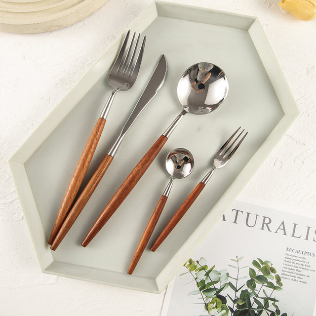  Dalbergia Rosewood Luxury Cutlery Set-3