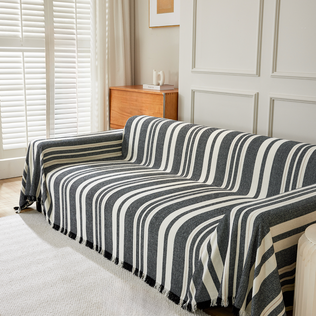 Classic Stripe Patterns Sofa Cover - Modern, Stylish & Durable Sofa Protection