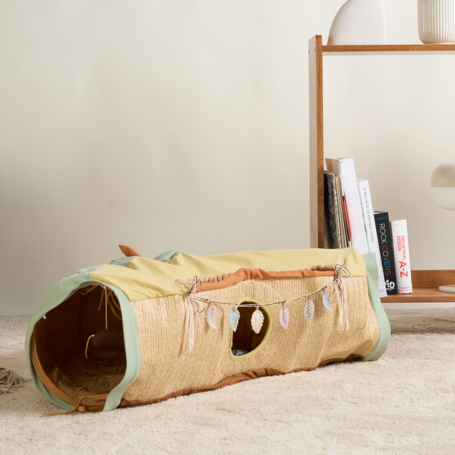 Purrfect Foldaway Tunnel Retreat – Interactive, Spacious, and Portable