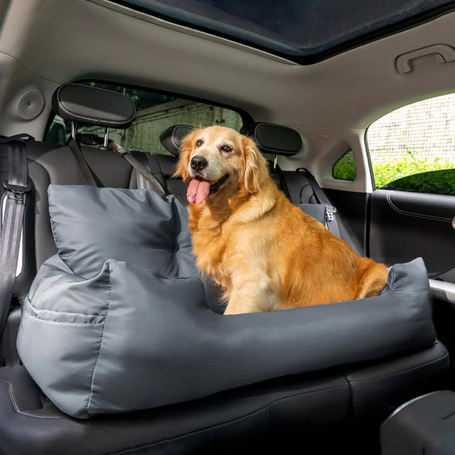 Adjustable Safety Dog Car Seat – Secure, Comfortable, and Spacious