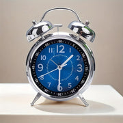 Classic Metal Bell-Top Alarm Clock for Timely Wake-Ups