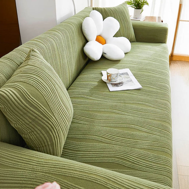 Jacquard Stretch Full-Cover Anti-scratch Couch Cover Soft Pet-Friendly