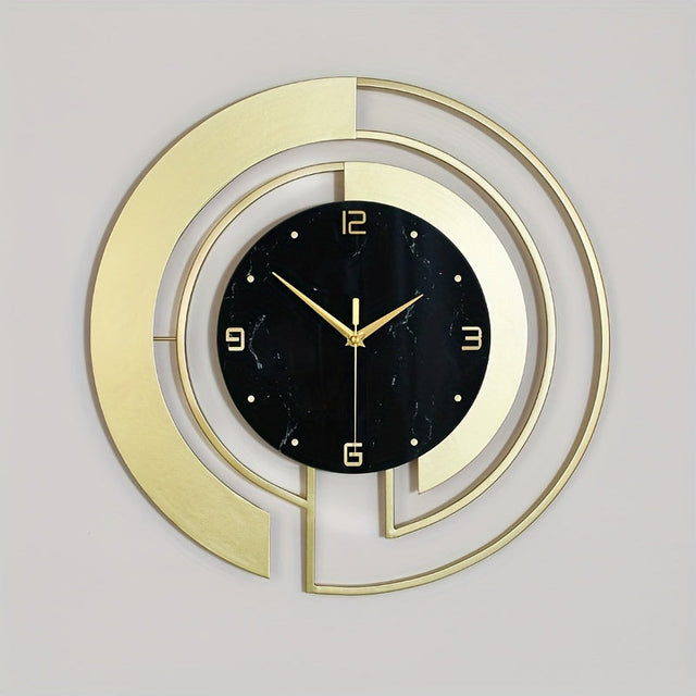 Timeless Elegance - Contemporary Metal Wall Clock 18 Inch
