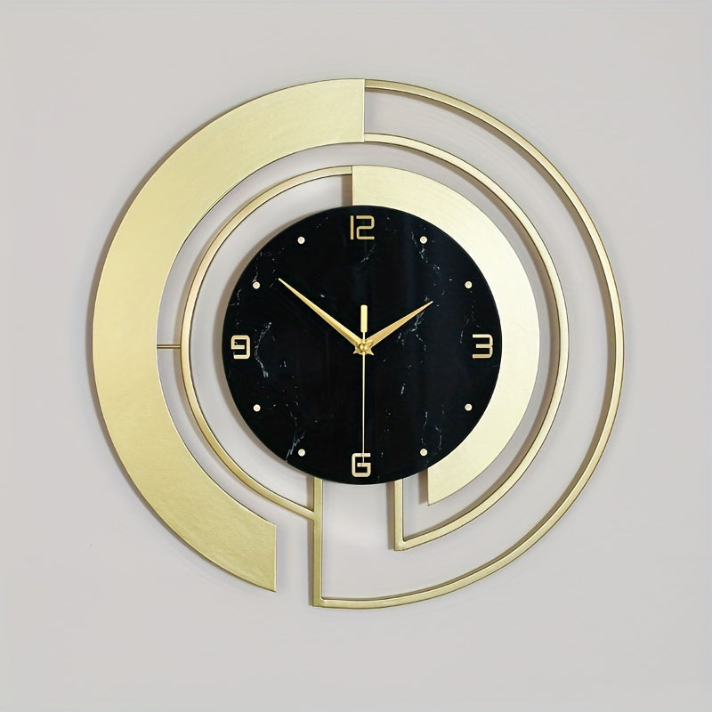 Timeless Elegance - Contemporary Metal Wall Clock 18 Inch