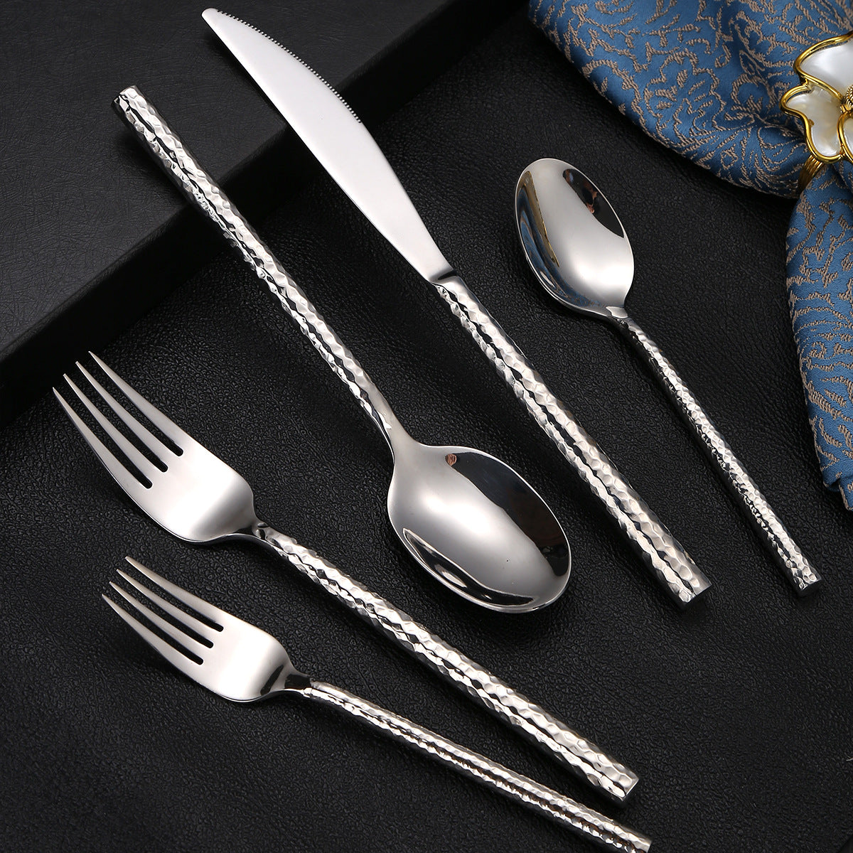  Elle Silver Luxury Cutlery Set-3