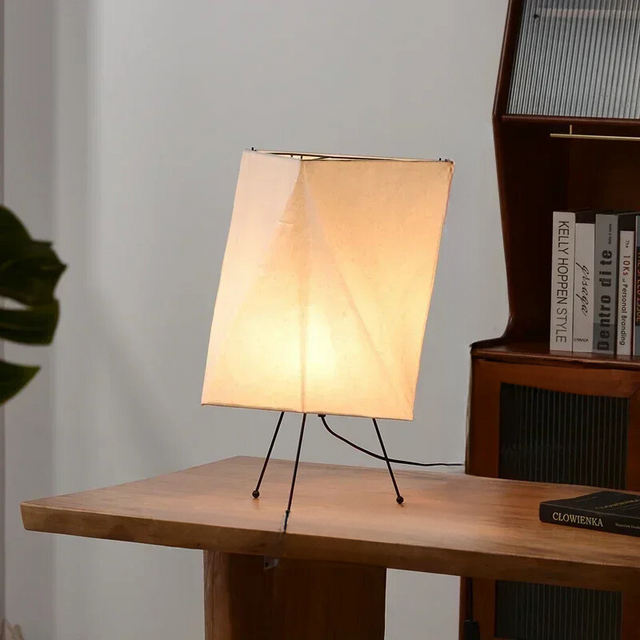 Japanese-Inspired LED Floor Lamp – Elegant, Minimalist Design