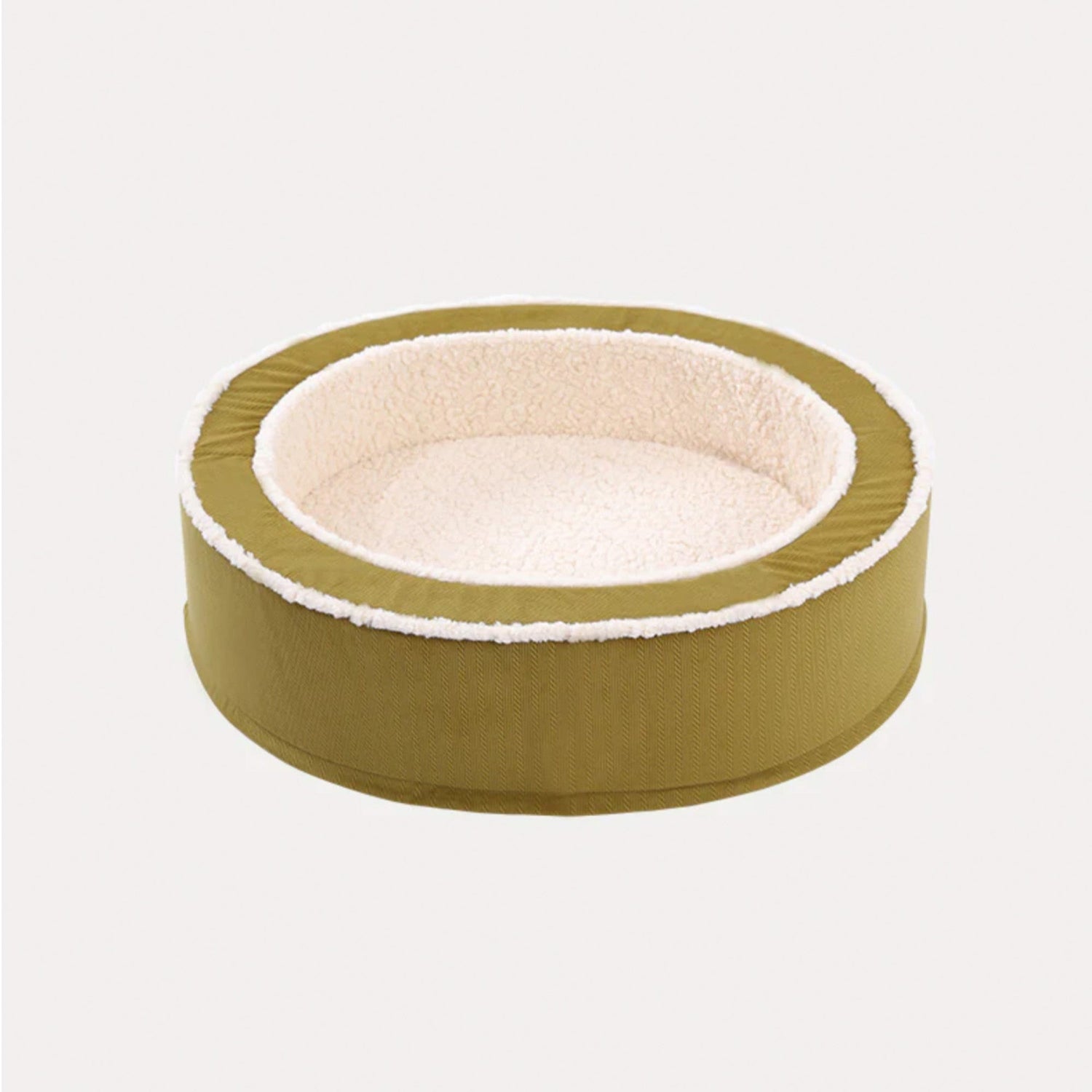 Cozy Warm Round Pet Bed Plush Orthopedic Non-Slip Design
