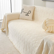 Cozy Winter Crosshatch Style Sofa Cover - Modern, Stylish & Durable Sofa Protection