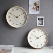 Wooden Wall Clock – Minimalist Scandinavian Design for Timeless Elegance