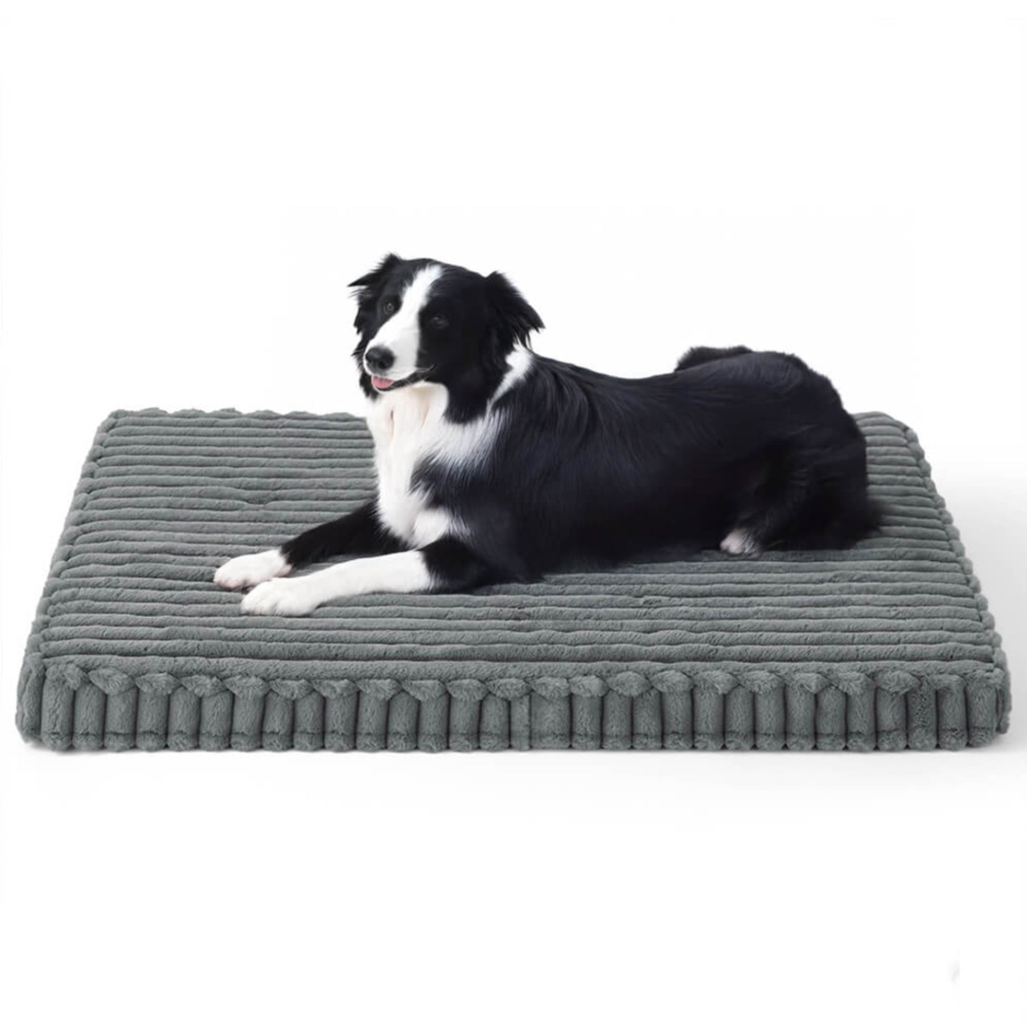 Faux Rabbit Fur Orthopedic Pet Bed Ultra Soft Warm Supportive