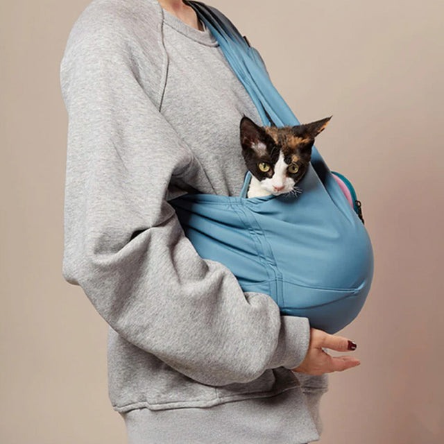 Pet Sling Carrier – Hands-Free, Lightweight & Secure for Small Pets