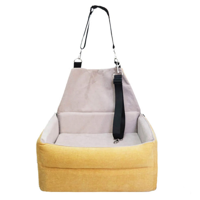Comfortable Dog Car Seat Bed – Secure, Plush, and Travel-Ready