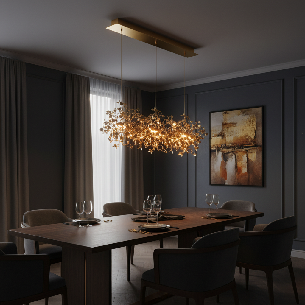 3-Head Chandelier Lifestyle