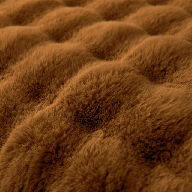 Luxe Ripple Faux Fur Sofa Cover - Modern, Stylish & Durable Sofa Protection