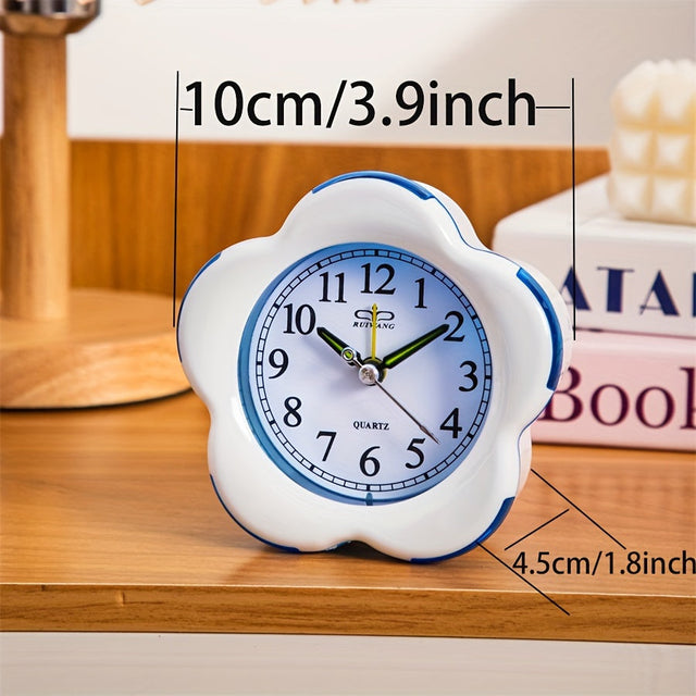 Adorable Floral Alarm Clock for Bedrooms and Students
