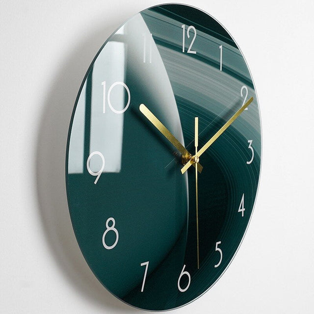 Artistic Glass Wall Clock – Modern, Elegant, and Functional