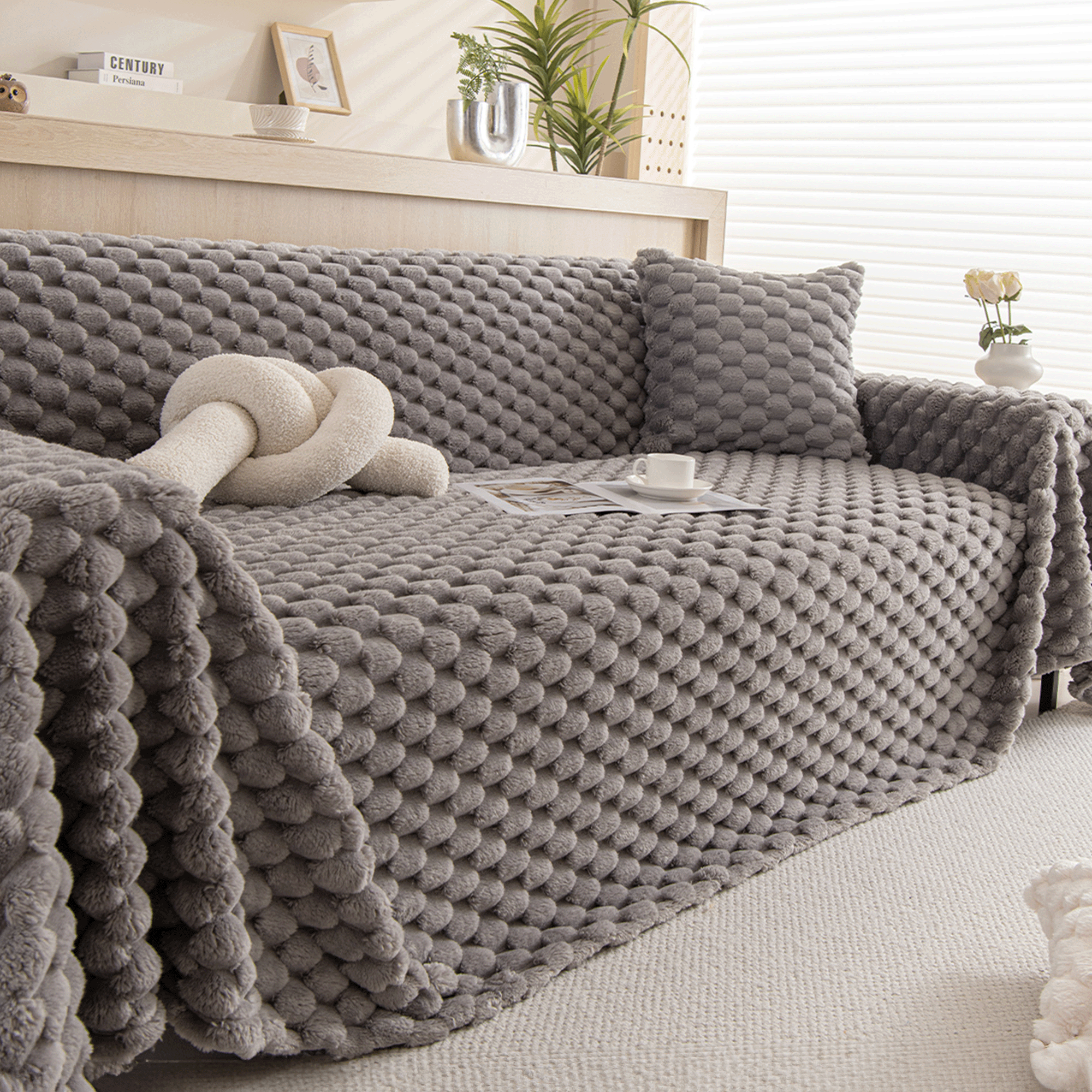 Cozy Chic Sofa Cover - Modern, Stylish & Durable Sofa Protection