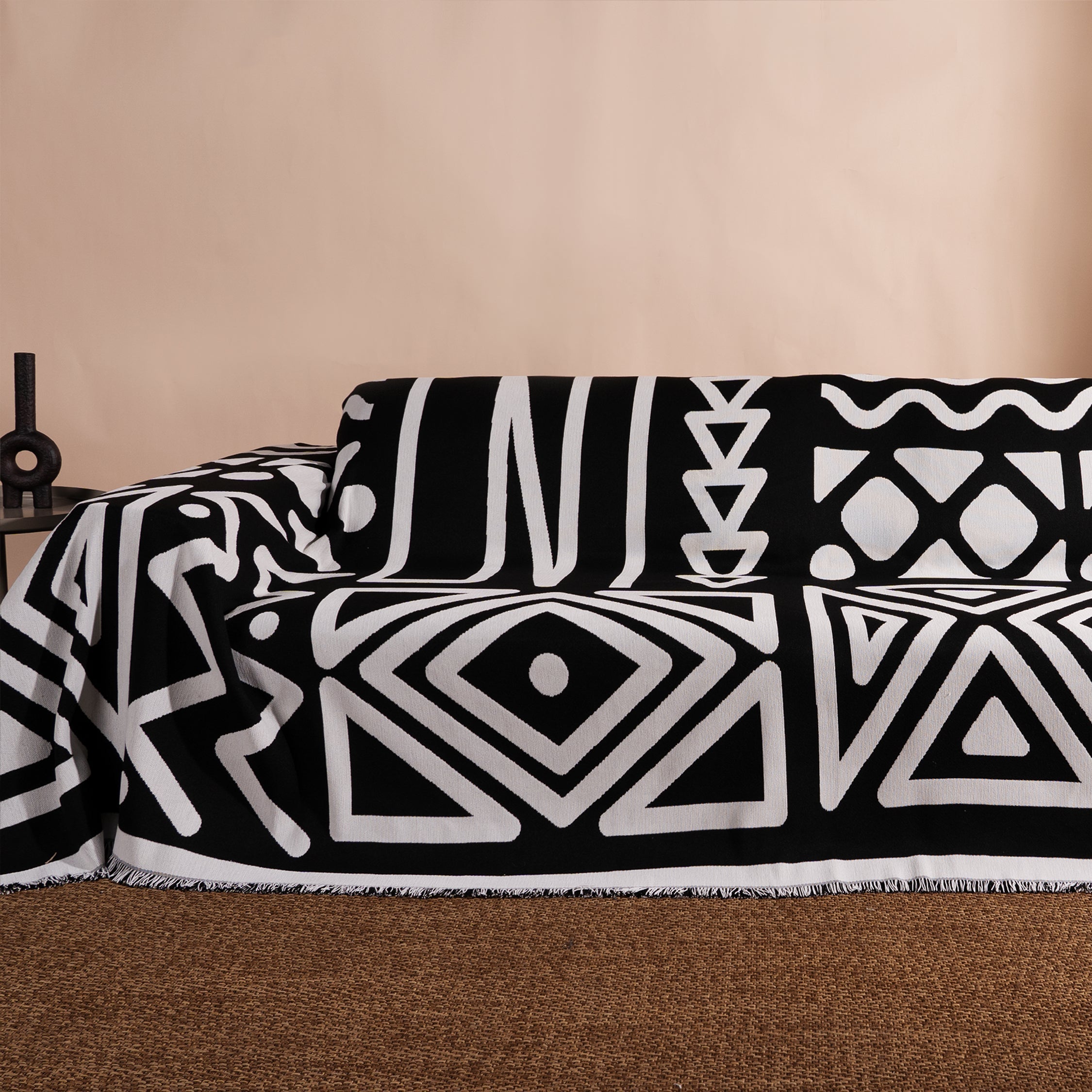 Geometric Boho Style Sofa Cover - Modern, Stylish & Durable Sofa Protection