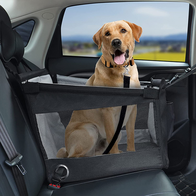 Dog Car Booster Seat – Secure, Waterproof, and Easy to Install