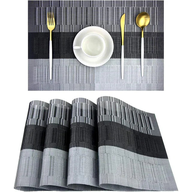 TableWove – Luxury Heat-Resistant Washable Placemats