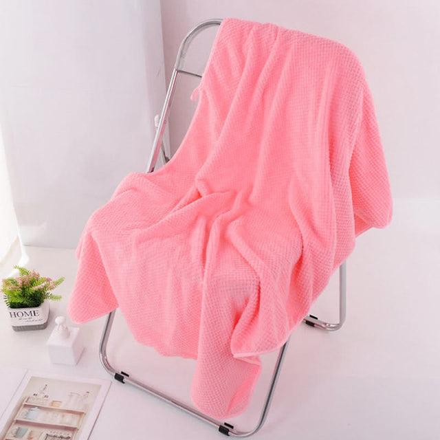 Solid Color Soft Breathable Bath Towel-4