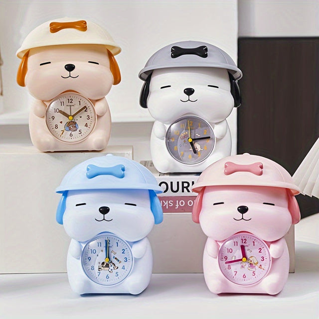 PuppyPal Cartoon Puppy Alarm Clock for Kids Room Decor