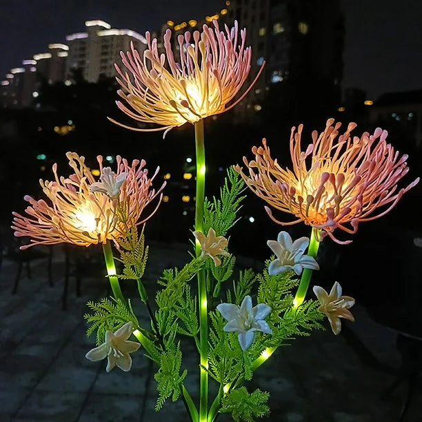 Fairy Flower LED Lamp – Whimsical Floral Design in Steel