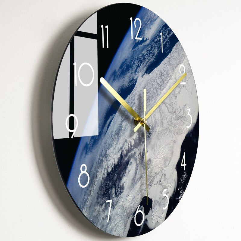 Artistic Glass Wall Clock – Modern, Elegant, and Functional