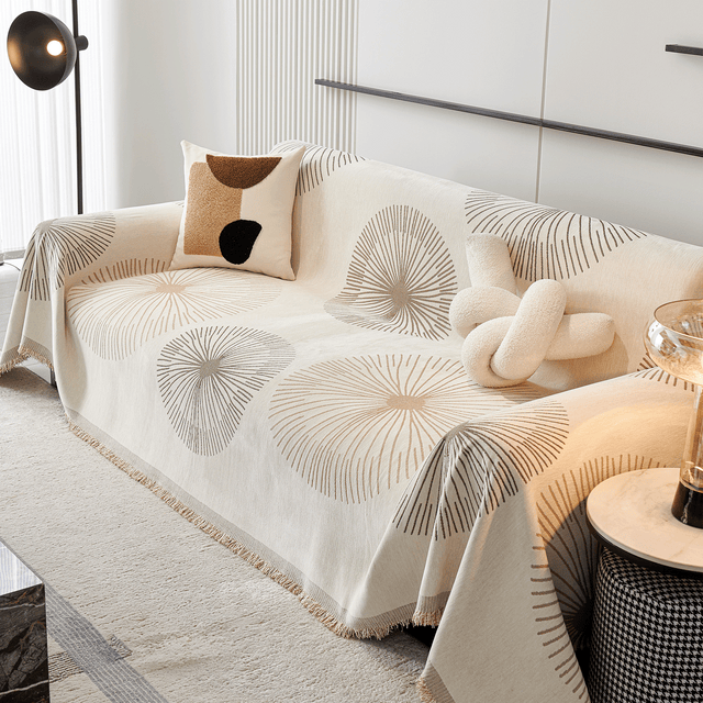 Dandelion Whisper Sofa Cover - Modern, Stylish & Durable Sofa Protection