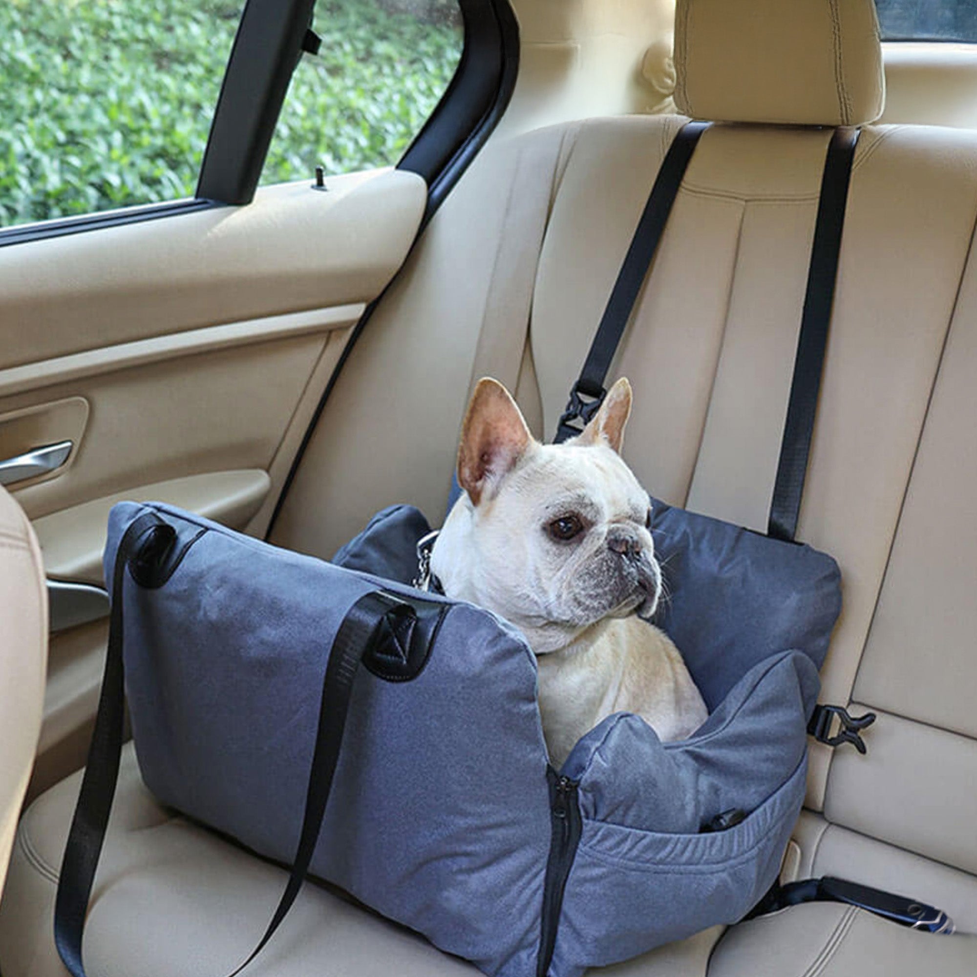 Multifunctional Pet Car Seat – 3-in-1 Carrier, Sofa, and Travel Bed