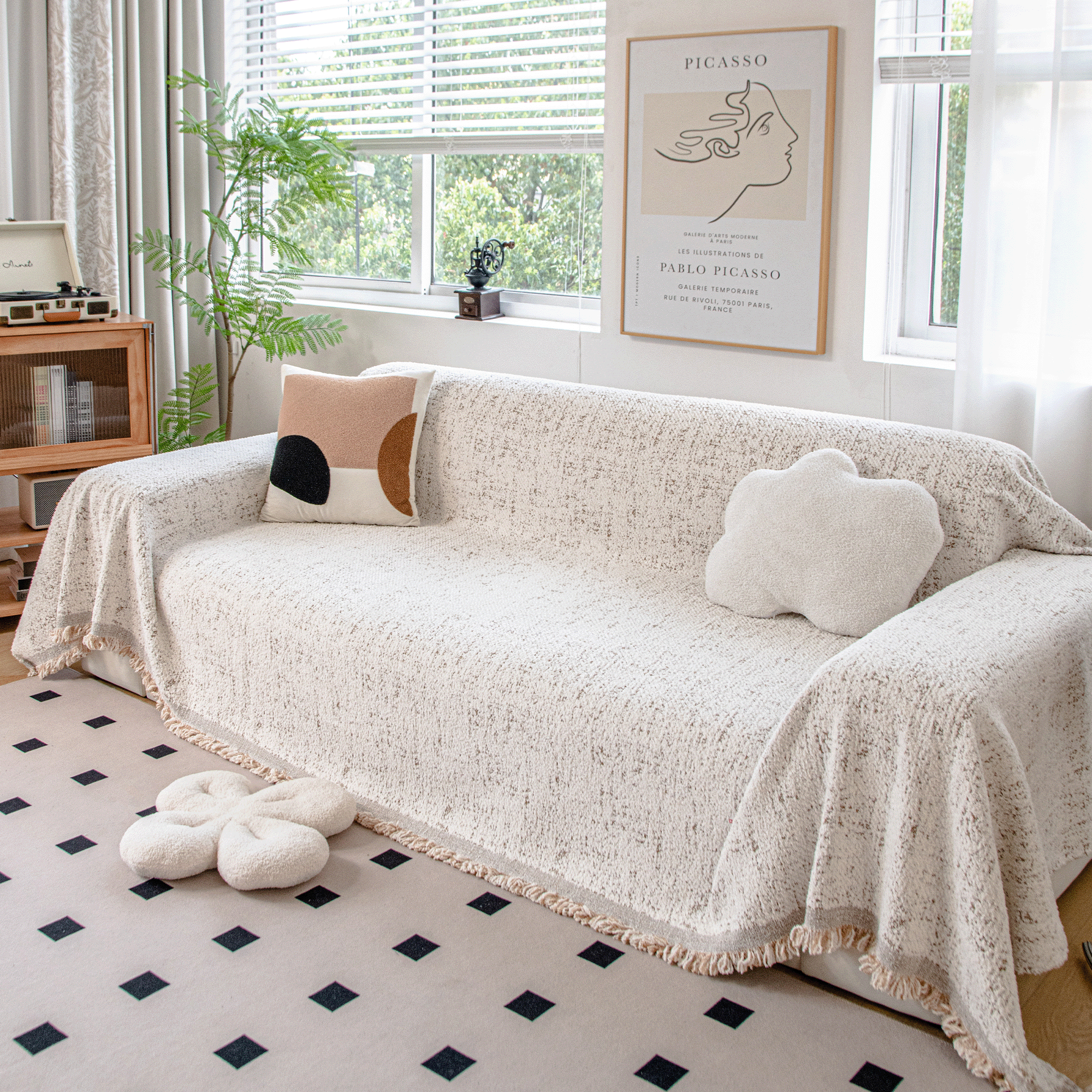 Sprinkled Speckles Sofa Cover - Modern, Stylish & Durable Sofa Protection