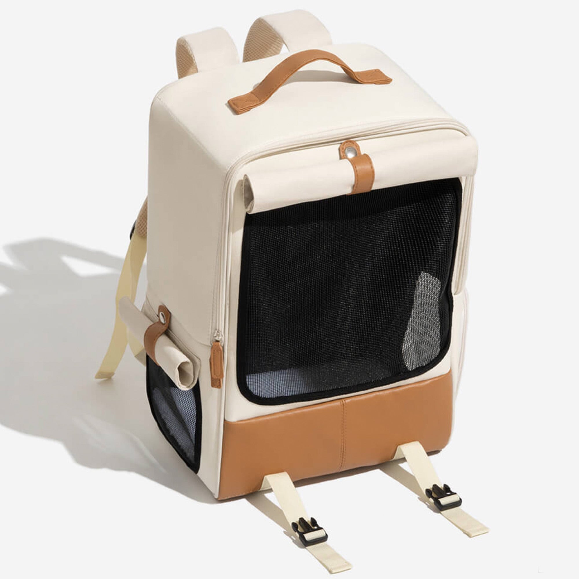 Breathable Cat Backpack – Foldable, Secure, and Travel-Ready