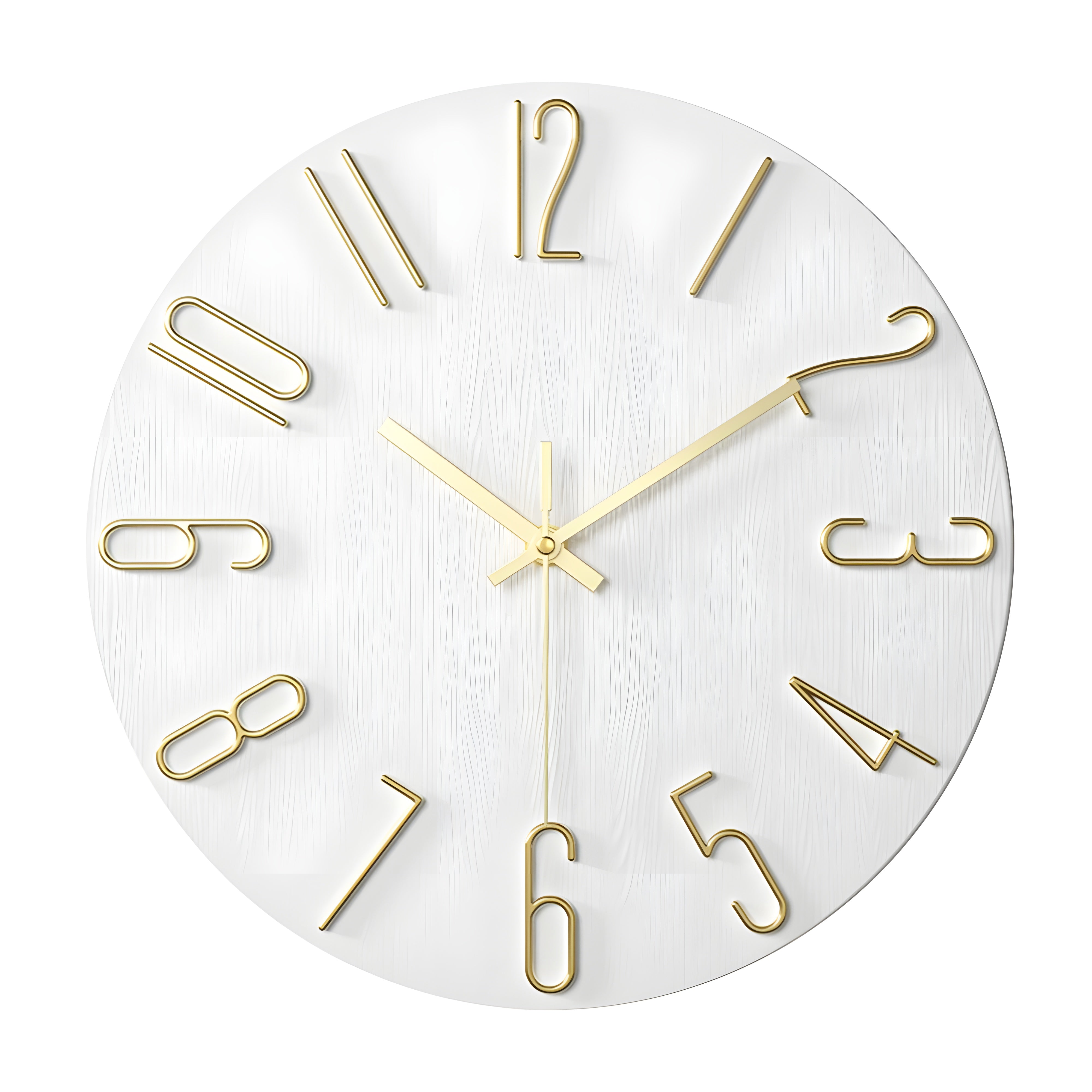 Simple Quartz Design Wall Clock - Silent Modern Style