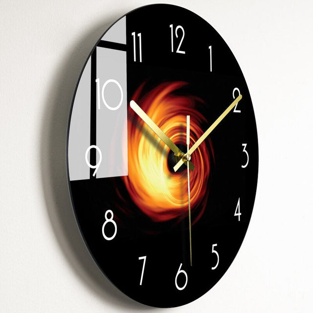 Artistic Glass Wall Clock – Modern, Elegant, and Functional