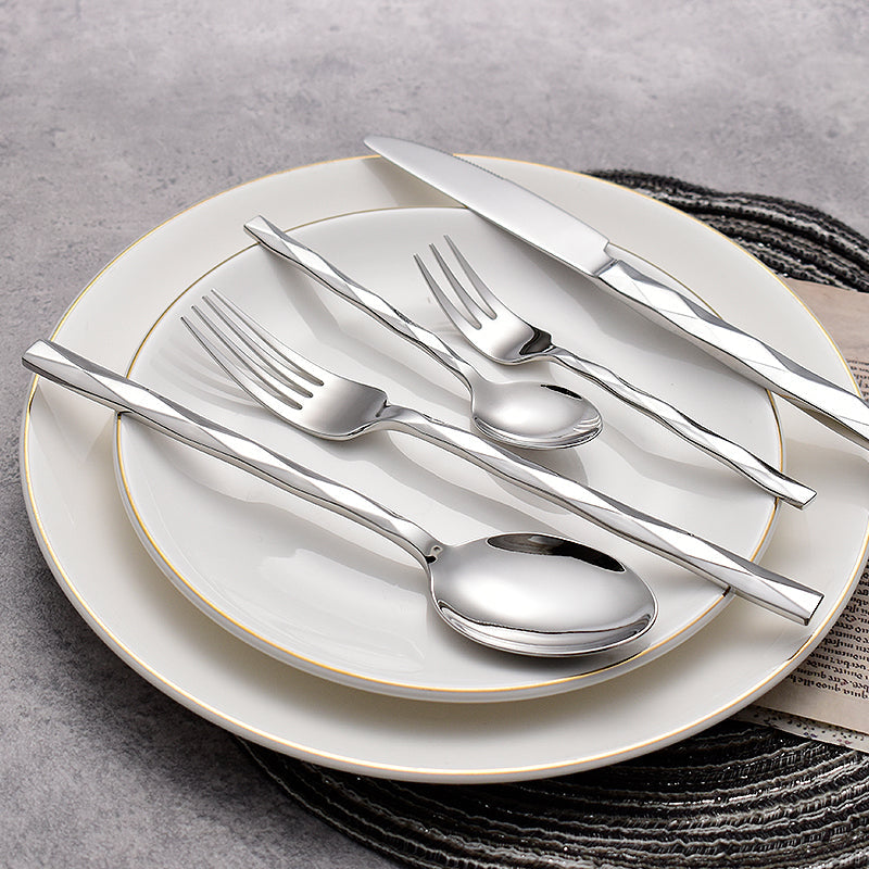  Svelte Silver Luxury Cutlery Set-5