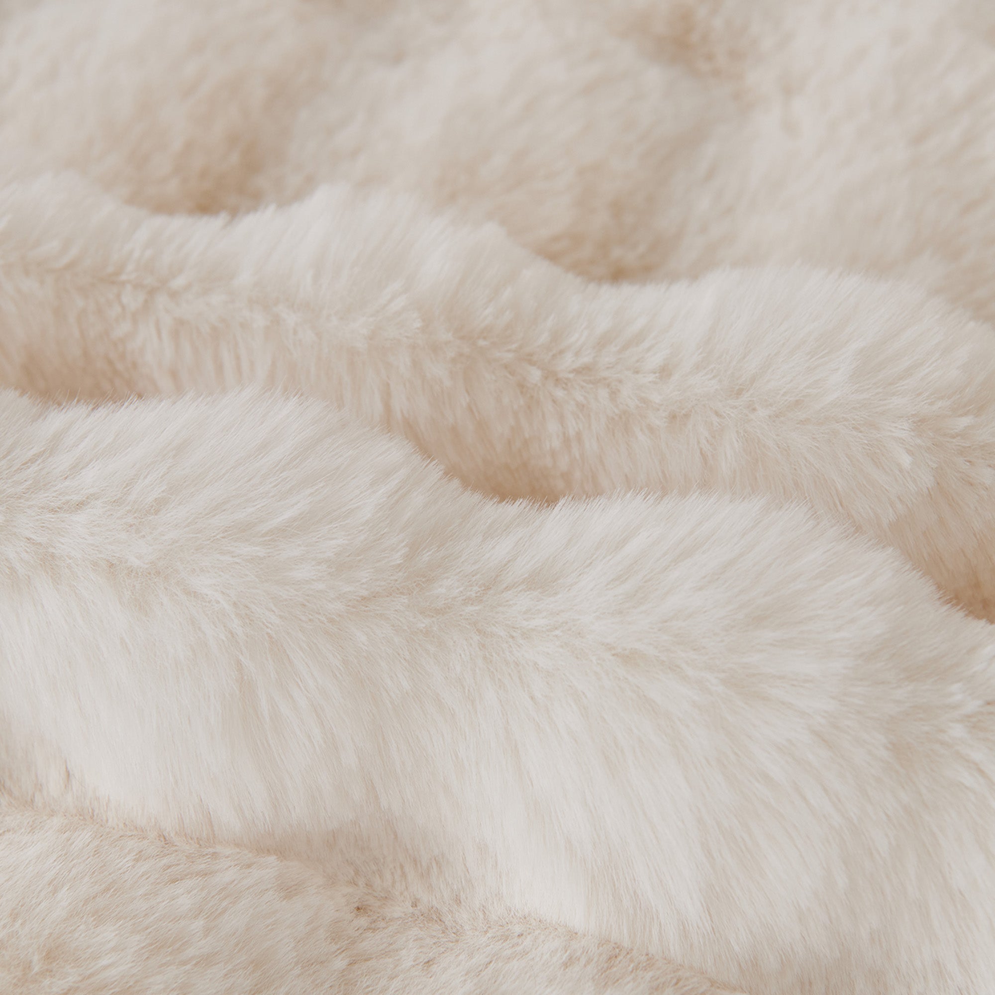 Luxe Ripple Faux Fur Sofa Cover - Modern, Stylish & Durable Sofa Protection