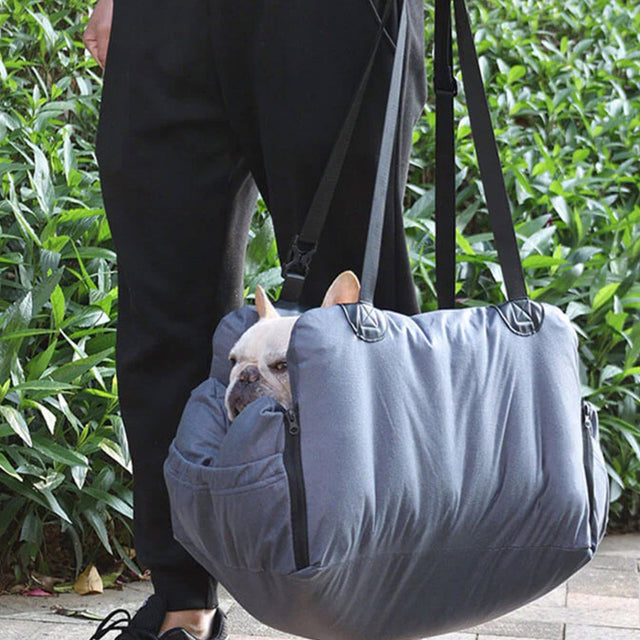 Multifunctional Pet Car Seat – 3-in-1 Carrier, Sofa, and Travel Bed