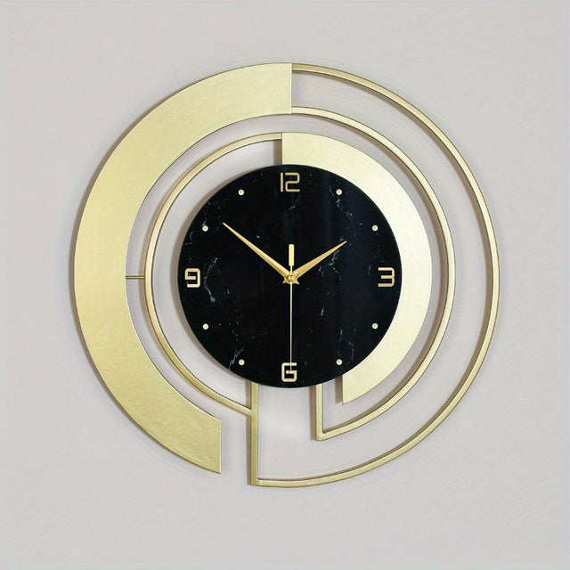 Timeless Elegance - Contemporary Metal Wall Clock 18 Inch