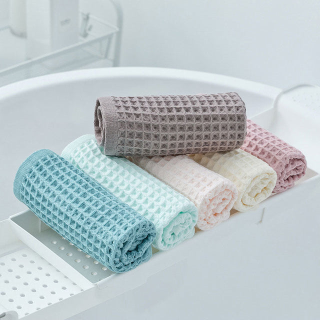 Ownkoti Simple Cotton Waffle Weave Towel (6PCS)-3