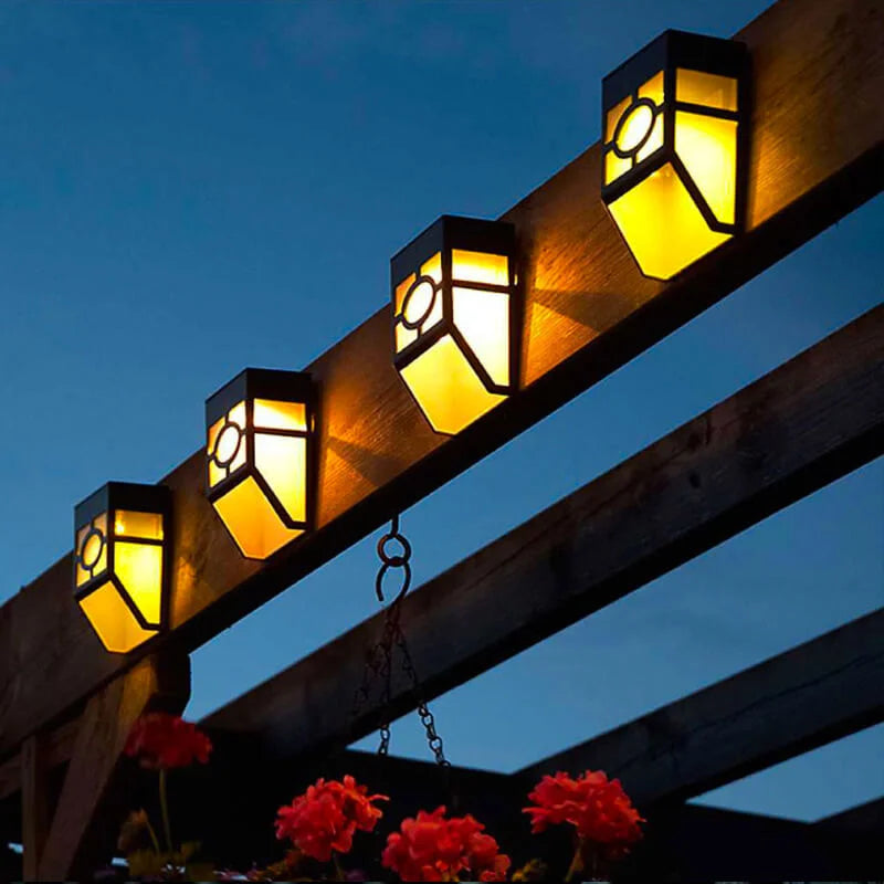 Solar LED Wall Light – Stylish Weather-Resistant Efficient Lighting