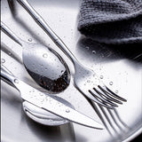  Aldomara Bamboo Gold/Silver Cutlery Set-4