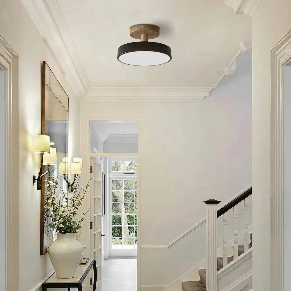 French Macaron LED Ceiling Light, Colourful Minimalist Flush Mount