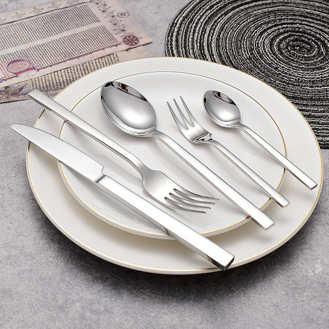  Elysian Silver Luxury Cutlery Set-6