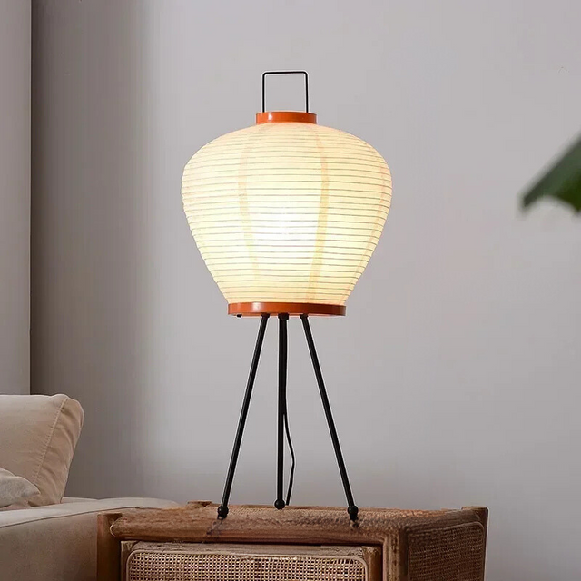 Japanese-Inspired LED Floor Lamp – Elegant, Minimalist Design